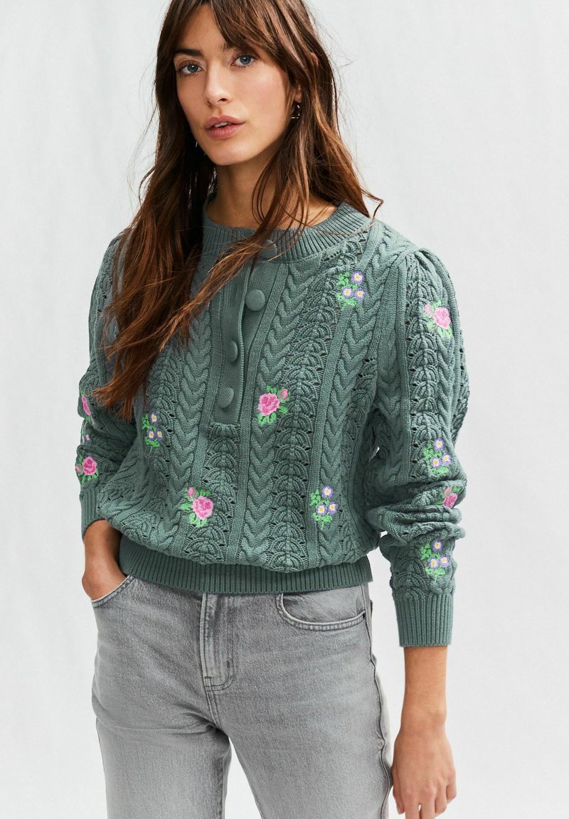 Next Jersey de punto - green dark sage