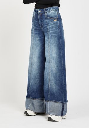 94JENNA PALAZZO - WIDE FIT - Relaxed fit jeans - old midblue