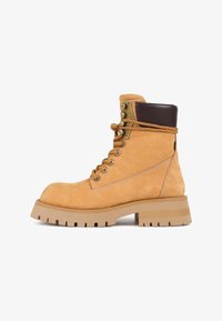 Unselected, mustard dark brown