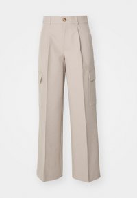 RELAXED LEG TAILORED PANT - Cargobroek - taupe grey heather