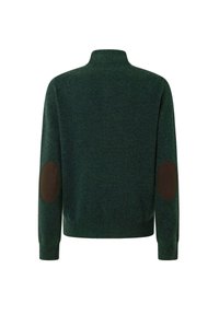 Hackett London Vesta na kopčanje - forest night green