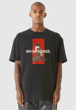TEE - T-shirt con stampa - black