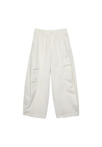 BARREL WITH SEAMS - Stoffhose - mottled beige