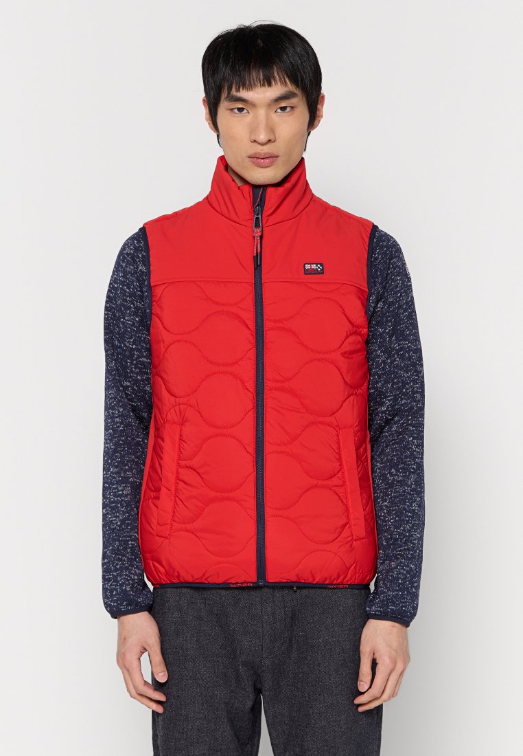 NZA New Zealand Auckland Bodywarmer rood