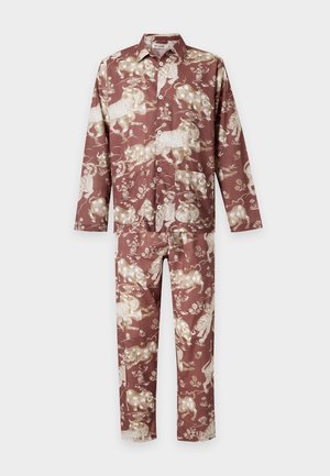 Desmond & Dempsey, MENS POCKET - Pyjama - thunderheart rust