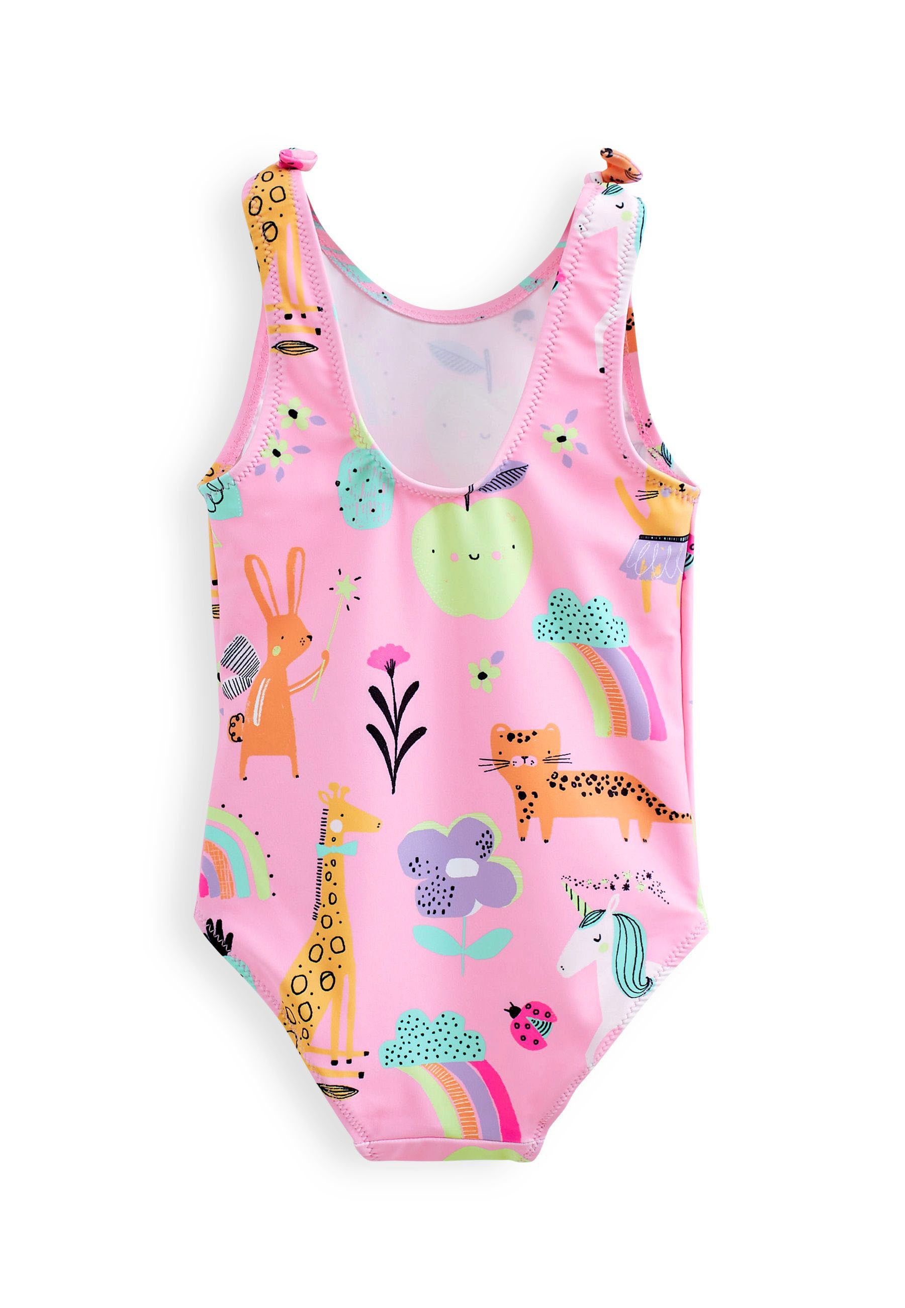Girls Unicorn Swimsuit Next Next TIE SHOULDER SWIMSUIT Swimsuit