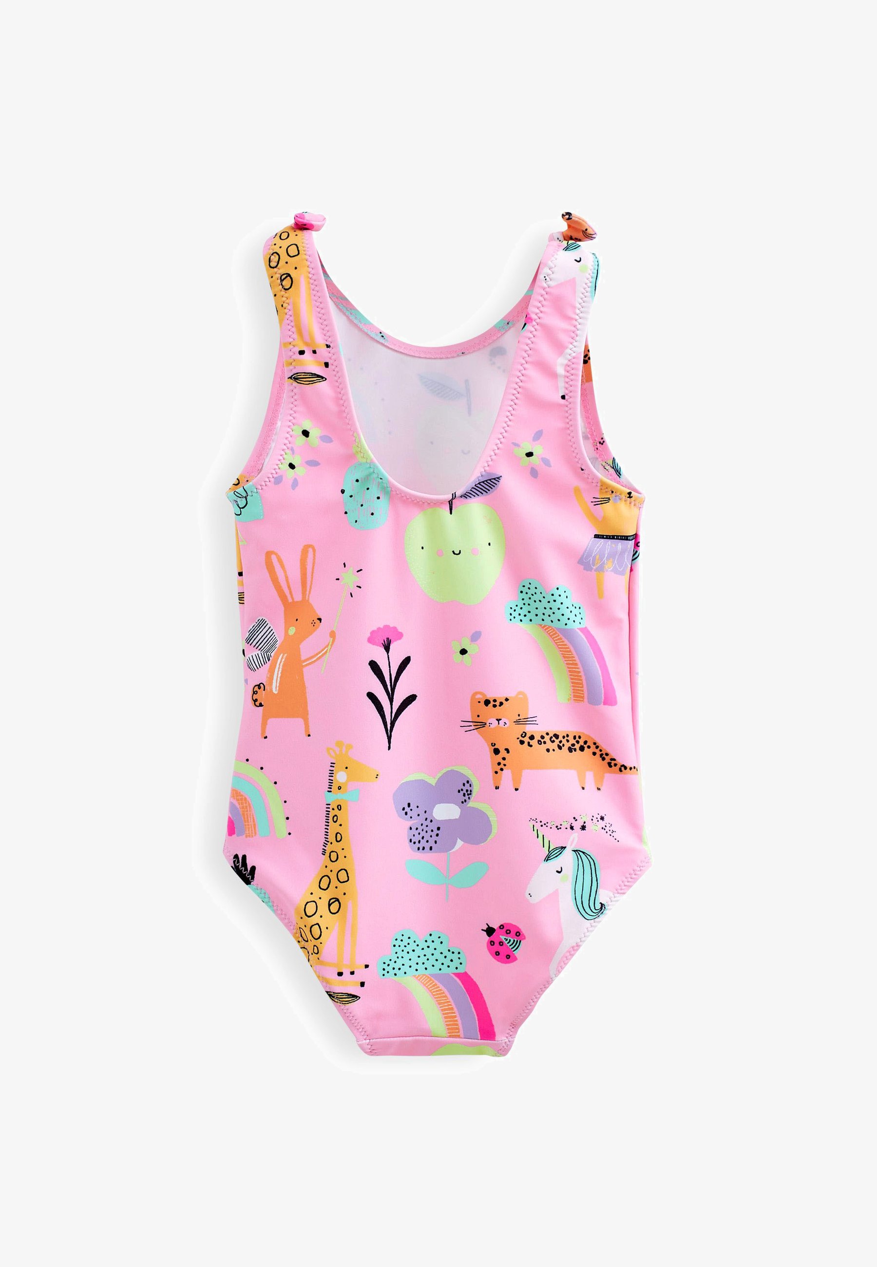 Girls Unicorn Swimsuit Next Next TIE SHOULDER SWIMSUIT Swimsuit