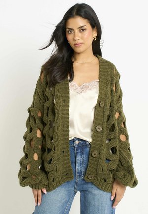 Cardigan - khaki