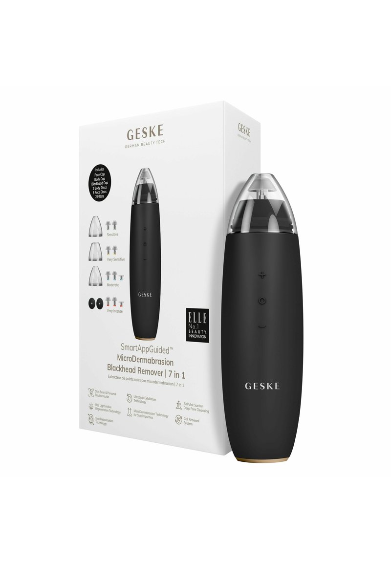 GESKE - MICRODERMABRASION BLACKHEAD REMOVER | 7 IN 1 - Huidverzorgingstool - gray, Vergroten
