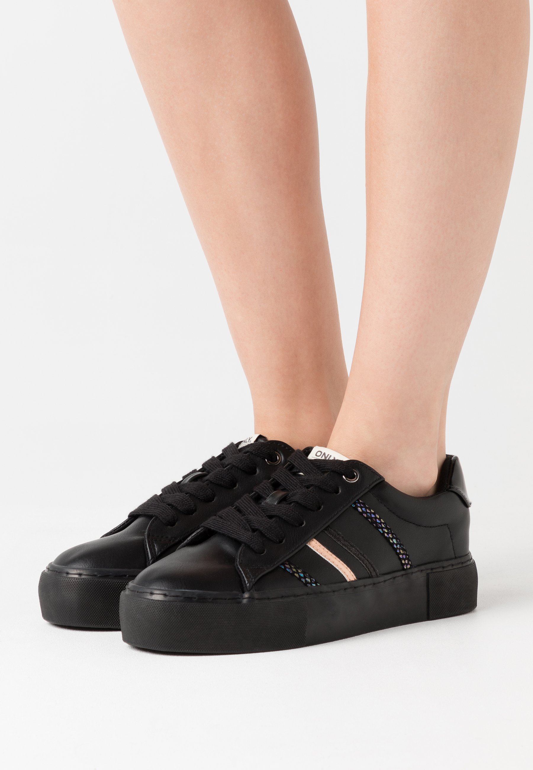 ONLY SHOES ONLLIV - Sneakers laag - black/Zwart - Zalando.be