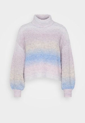 ONLY Petite, ONLLUNA HIGH NECK  - Strickpullover - blue