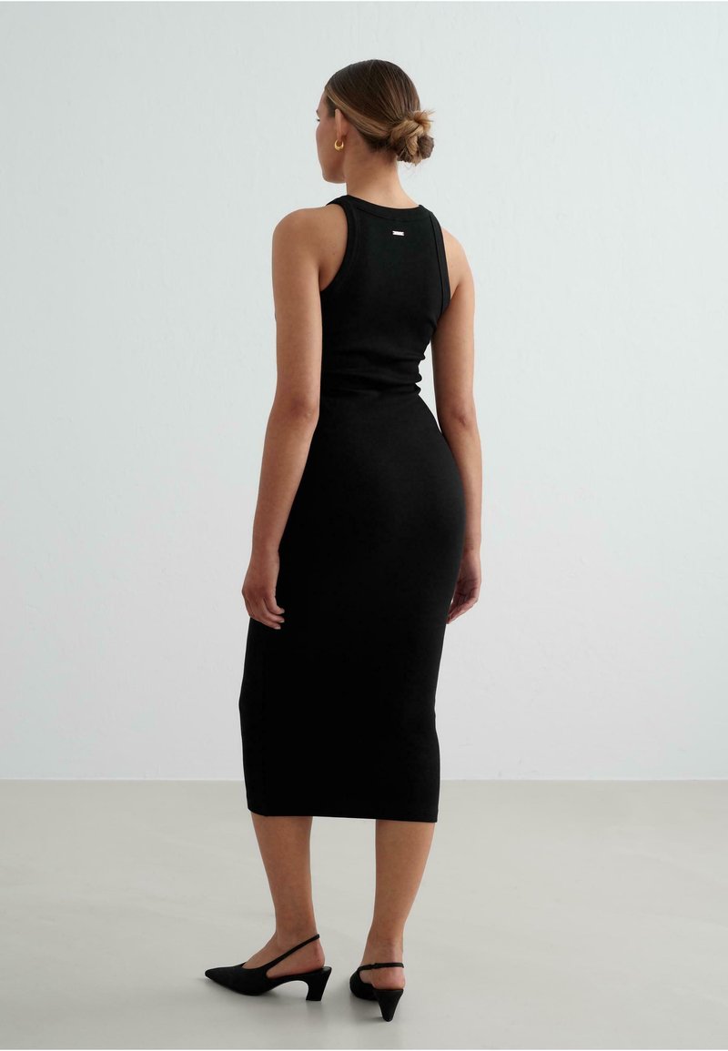 slim fit dress slacks Modern Shift Dress