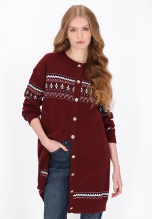 DREIMASTER - Kardigán - burgundy