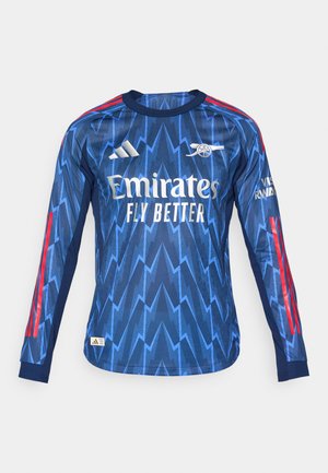 adidas Performance ARSENAL FC 25/26 AWAY JERSEY AUTHENTIC LONGSLEEVE - Klubové oblečenie - night indigo/matte silver