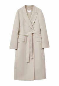 Reiss MAEVE DOUBLE BREASTED BLINDSEAM - Gabardina - neutral
