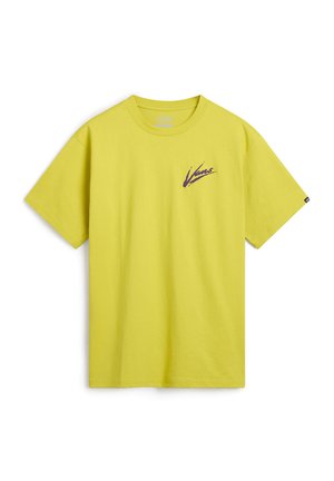 BRUSH SCRIPT LOOSE FIT - T-shirt con stampa - warm olive
