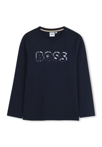 BOSS Kidswear JUNIOR LONG SLEEVE - Ilgarankovis viršutinės dalies drabužis - navy