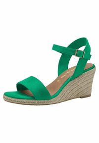 Tamaris Sandales compensées - green