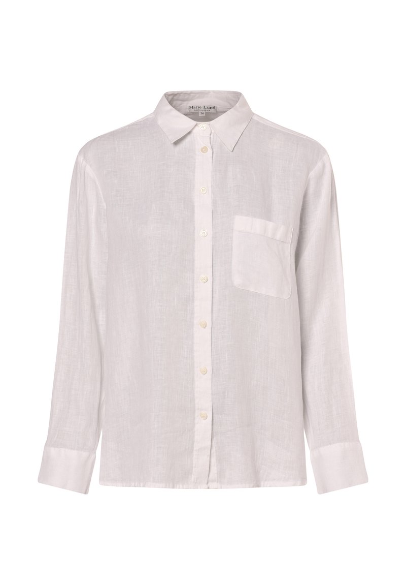 Marie Lund Button-down blouse - weiß
