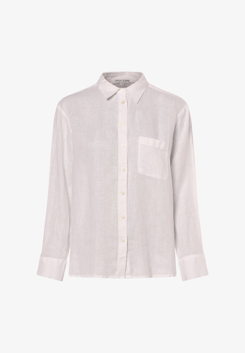 Marie Lund Button-down blouse - weiß