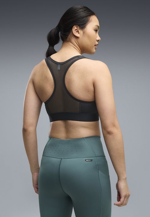 PUMA X HYROX MID BRA - Medium support sports bra black — photo 3