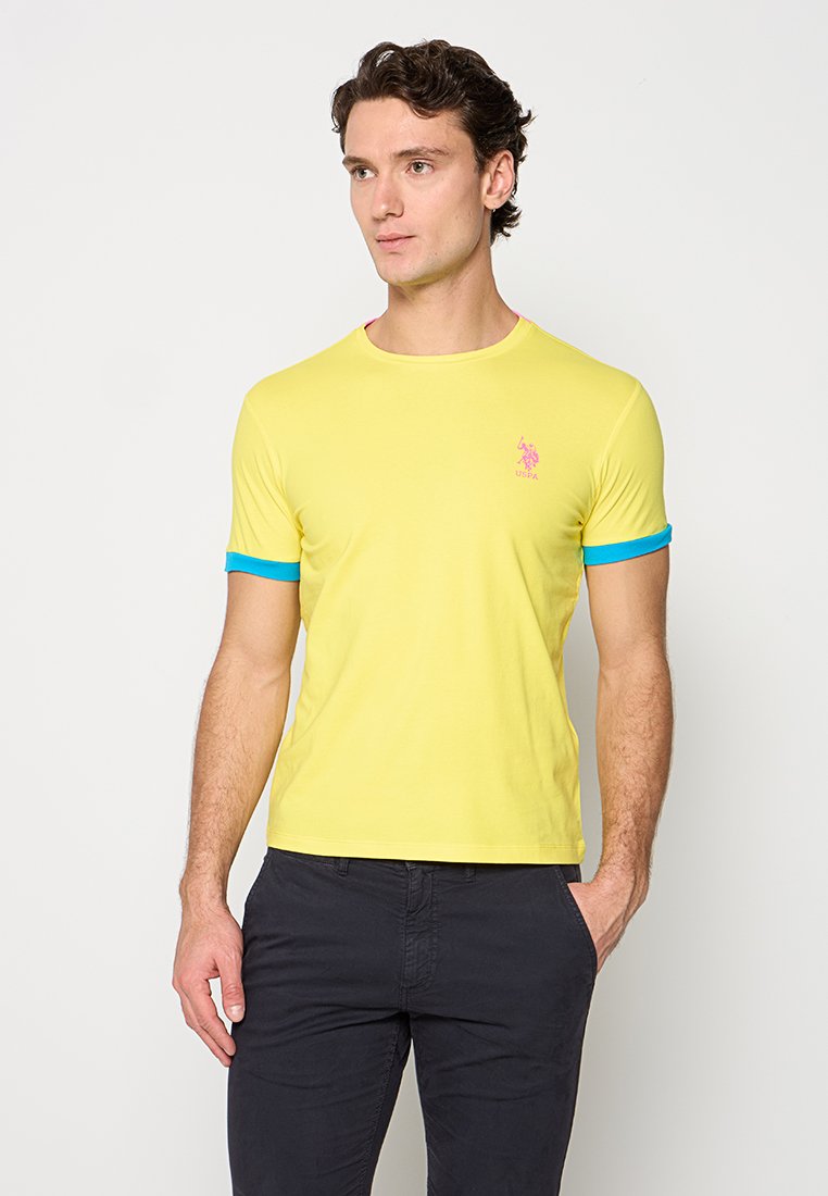 U.S. Polo Assn. T-shirt basic geel