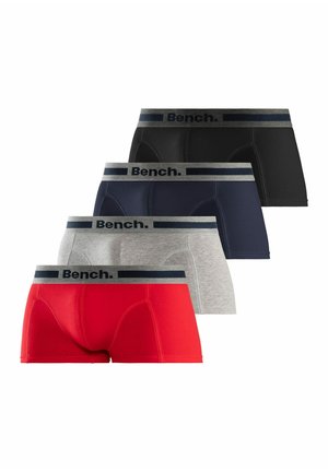 4 PACK - Boxerbriefs - rot grau meliert navy schwarz