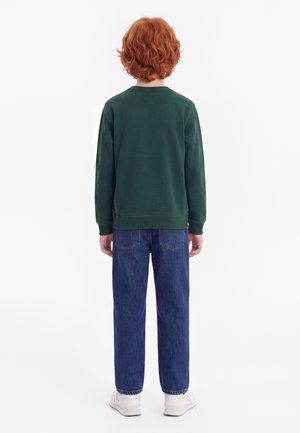 New Balance SMALL LOGO CREW - Φούτερ - nordic green