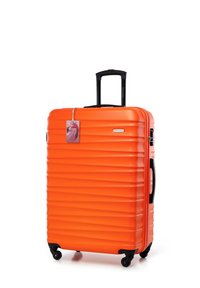 WITTCHEN LARGE SUITCASE WITH LUGGAGE TAG FROM ABS - Trolley - orange