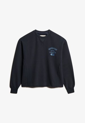 Superdry & Co, ATHLETIC ESSENTIALS LOOSE - Sweater - eclipse navy