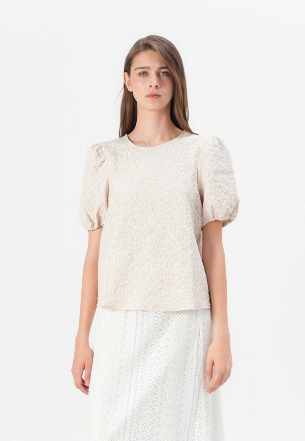 VIMAYA O NECK  - Bluse - cement