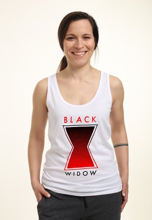 BLACK WIDOW MOVIE HAFTONE SYMBOL  - Top