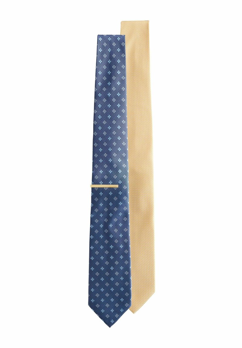 Next TEXTURED 2 PACK - Kravata - yellow blue