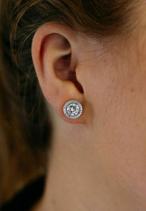 Julie Julsen RHORDINIERT ZIRKONIA - Boucles d'oreilles - weiß