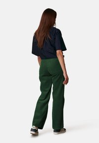LABDIP HIGH WAIST LONG WIDE  - Broek - forest