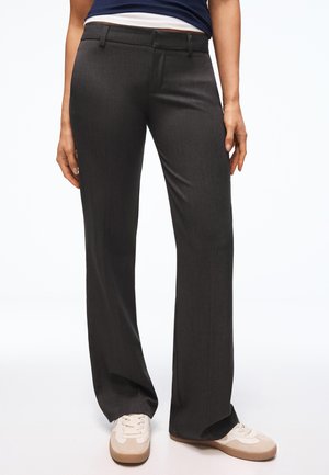 Bershka BOOTCUT - Housut - grey