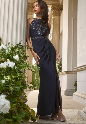 Floor Length Halter Bridesmaid Dresses Under 100 Lipsy Blue Casual Dresses  Lipsy Denim Dress Lipsy PETITE