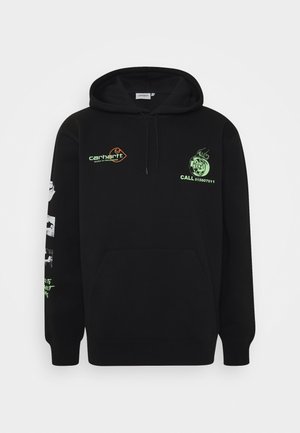 HOODED RACE PLAY - Hoodie - black
