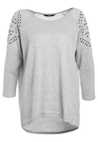 Neule - mottled light grey