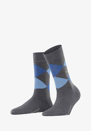 Burlington MARYLEBONE - RAUTENMUSTER ONESIZE - Socken - grau