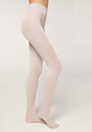 Calzedonia THERMO RIBBED - Collants -  natural blend ribbed cashmere