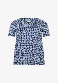 Vald, black blue graphic dot