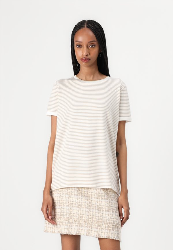 EMASA - Print T-shirt - medium beige