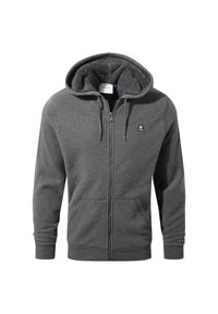 TOG24 TIMBLE - Zip-up sweatshirt - dark grey marl