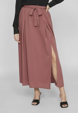 WAIST - Maxi skirt - rose brown