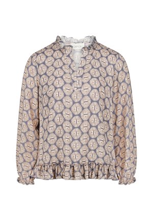 Cartoon, CARTOON MIT RAFFUNG CASUAL-BLUSE - Blouse - blau beige