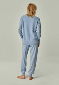 YOU LOOK PERFECT BELLA - MERINO WOOL LOUNGEWEAR - Nachtwäsche Hose - himmelblau