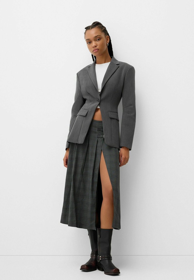 Bershka Blazer grijs