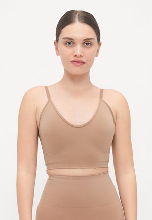 NEARLY NAKED PLUNGE BRA - Figūrą formuojantys apatiniai - moody taupe