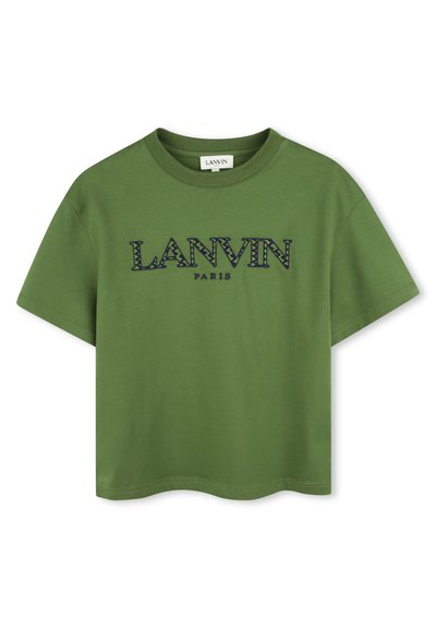 LANVIN TEE - Triko s potiskem - olive